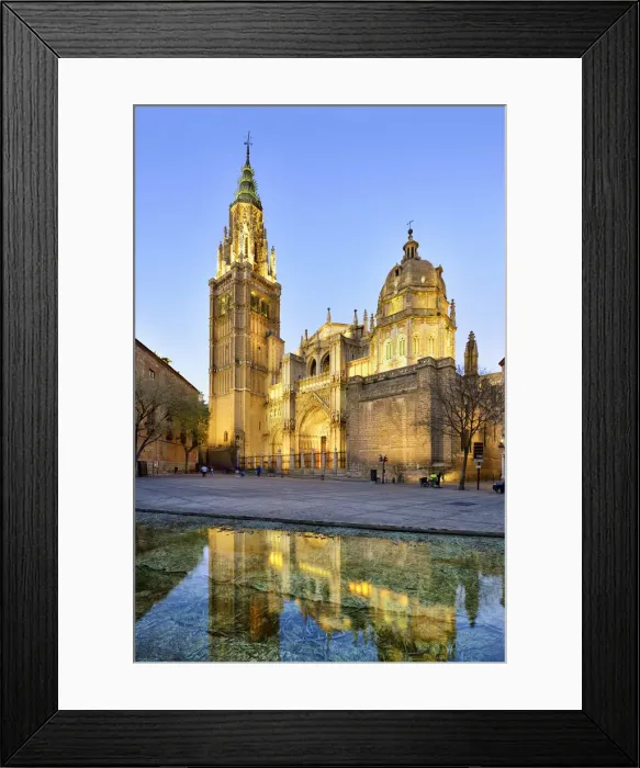 Framed Print : The Catedral Primada (Primate Cathedral of Saint Mary of Toledo), dating back to Framed Print : The Catedral Primada (Primate Cathedral of Saint Mary of Toledo), dating back to