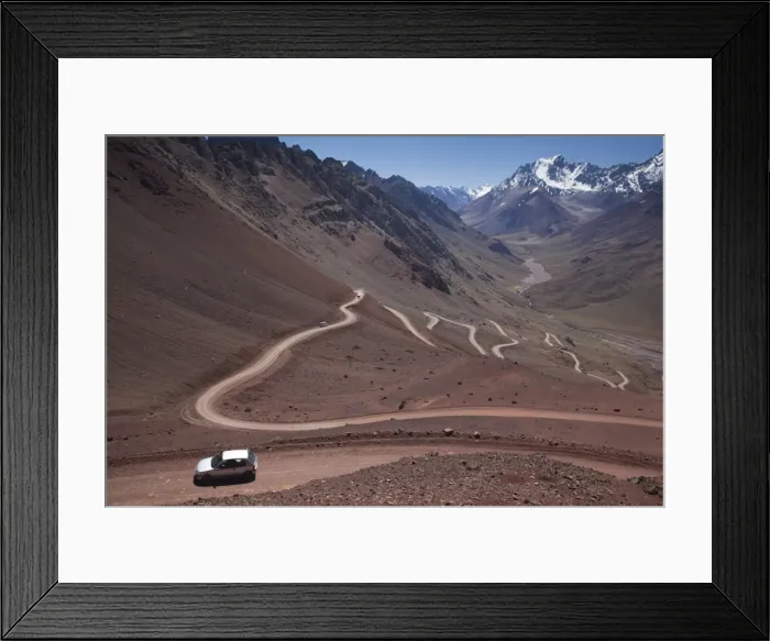 Framed Print : Argentina, Mendoza Province, Las Cuevas, road to Christo Redentor statue by Cerro Aconcagua Framed Print : Argentina, Mendoza Province, Las Cuevas, road to Christo Redentor statue by Cerro Aconcagua