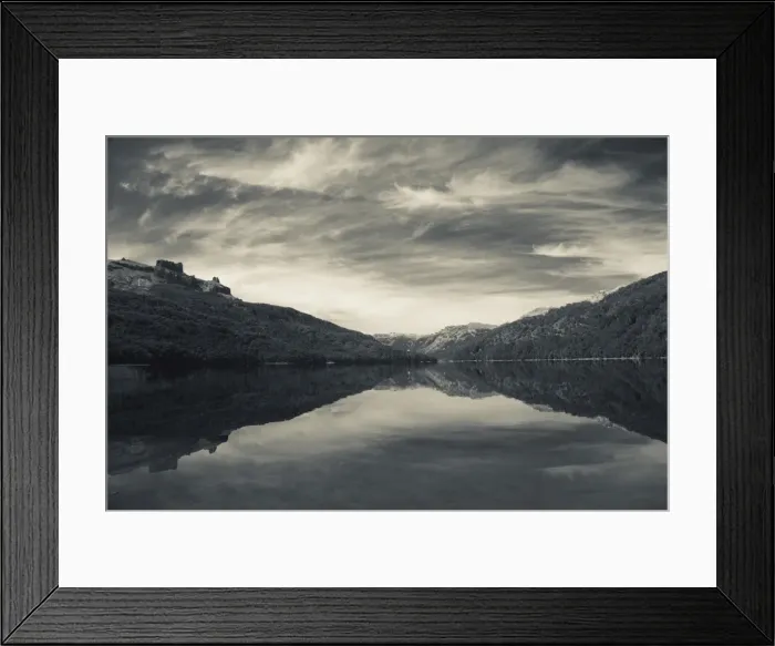 Framed Print : Argentina, Neuquen Province, Lake District, Road of the Seven Lakes, Lake Falkner