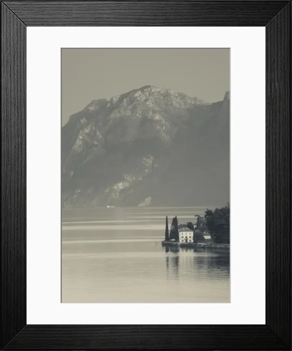 Framed Print : Italy, Lombardy, Lakes Region, Lake Como-Lake Lecco, Oliveto, villa and mountains Framed Print : Italy, Lombardy, Lakes Region, Lake Como-Lake Lecco, Oliveto, villa and mountains
