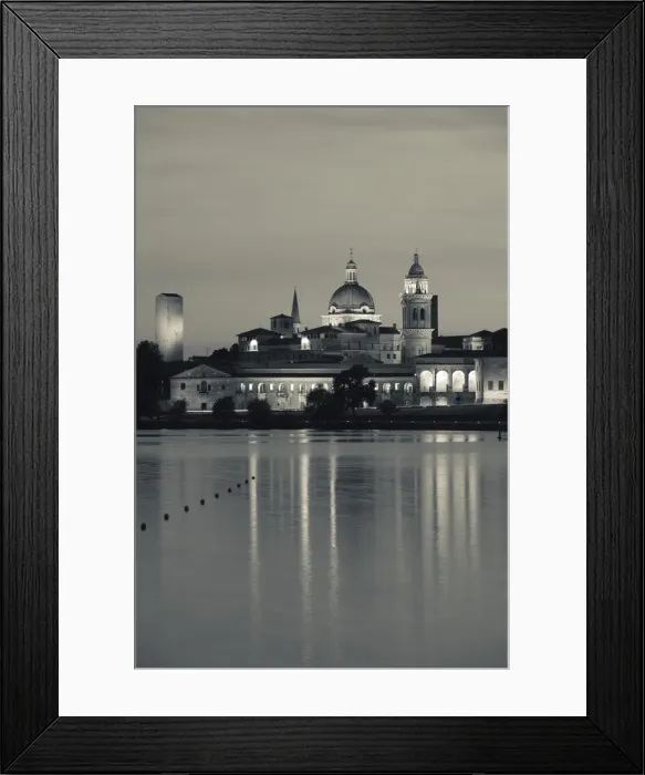 Framed Print : Italy, Lombardy, Mantua, town view and Palazzo Ducale from Lago Inferiore Framed Print : Italy, Lombardy, Mantua, town view and Palazzo Ducale from Lago Inferiore