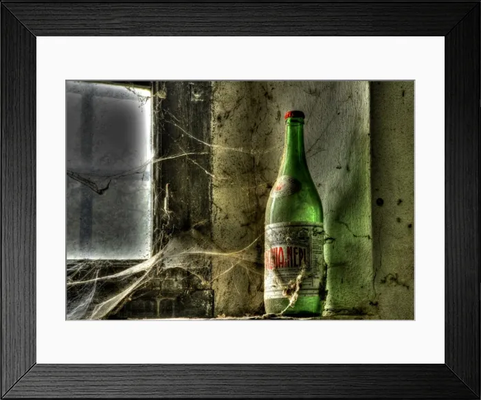 Framed Print : Old Bottle on a window, deserted farm near San Quirico d Orcia, Valle de Orcia Framed Print : Old Bottle on a window, deserted farm near San Quirico d Orcia, Valle de Orcia