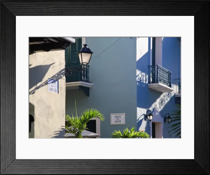 Framed Print : Puerto Rico, San Juan, Old Town, Colonial Architecture Framed Print : Puerto Rico, San Juan, Old Town, Colonial Architecture