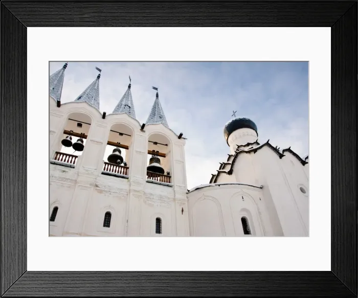 Framed Print : Bell tower, Bogorodichno-Uspenskij Monastery, Leningrad region, Russia Framed Print : Bell tower, Bogorodichno-Uspenskij Monastery, Leningrad region, Russia