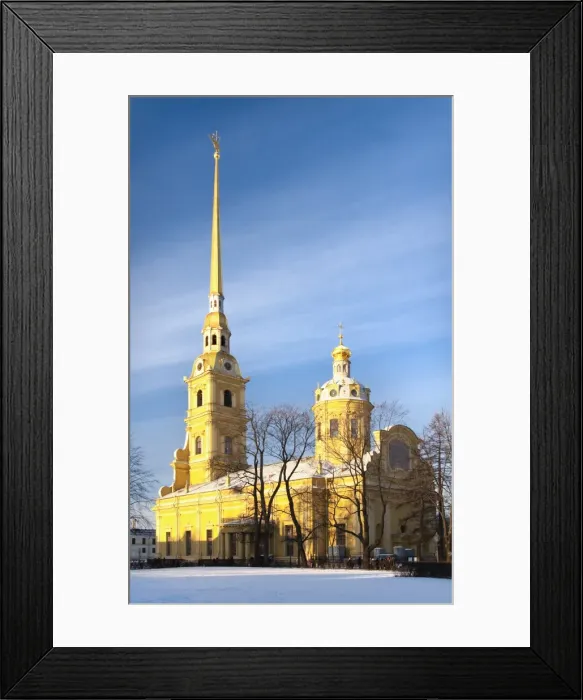 Framed Print : The Peter and Paul Cathedral, Saint Petersburg, Russia Framed Print : The Peter and Paul Cathedral, Saint Petersburg, Russia