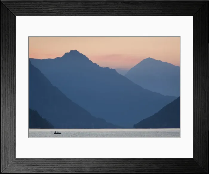 Framed Print : Switzerland, Ticino, Lake Lugano, Lugano, dawn view of the Alps Framed Print : Switzerland, Ticino, Lake Lugano, Lugano, dawn view of the Alps