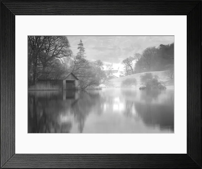 Framed Print : Boathouse, Cumbria, England, UK Framed Print : Boathouse, Cumbria, England, UK