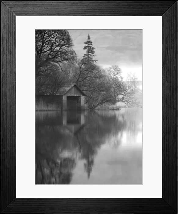 Framed Print : Boathouse, Cumbria, England, UK Framed Print : Boathouse, Cumbria, England, UK
