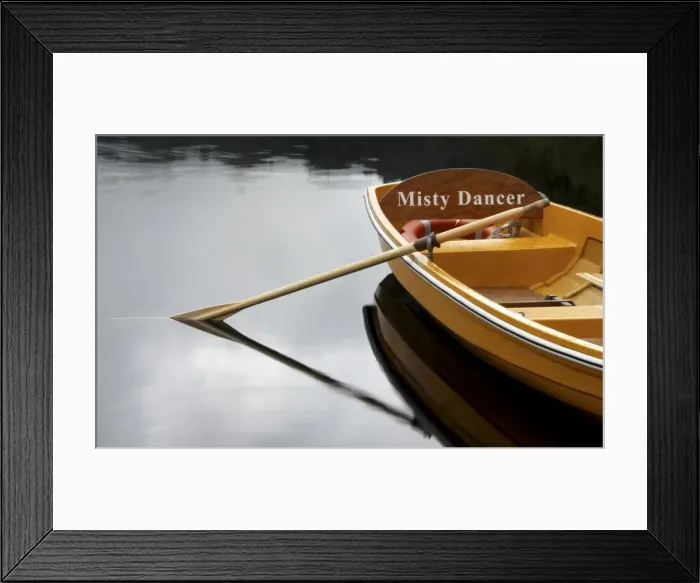 Framed Print : Boat on Grasmere, Cumbria, UK Framed Print : Boat on Grasmere, Cumbria, UK