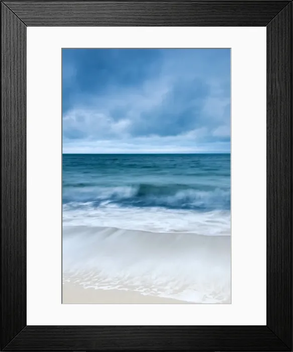 Framed Print : Sunrise at Porthminster beach, near St. Ives, Cornwall, UK