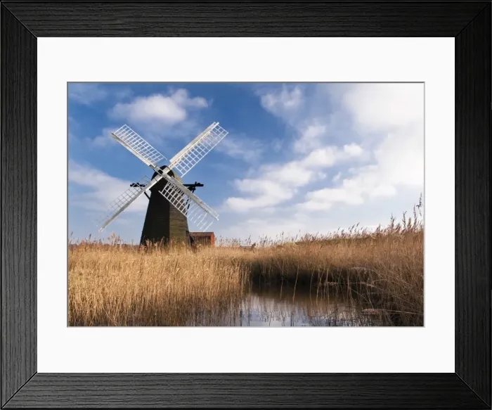 Framed Print : Herringfleet Drainage Mill, Suffolk, UK Framed Print : Herringfleet Drainage Mill, Suffolk, UK