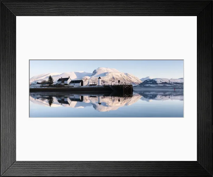 Framed Print : Corpach Lighthouse on Loch Eil with Ben Nevis and Fort William in the background Framed Print : Corpach Lighthouse on Loch Eil with Ben Nevis and Fort William in the background