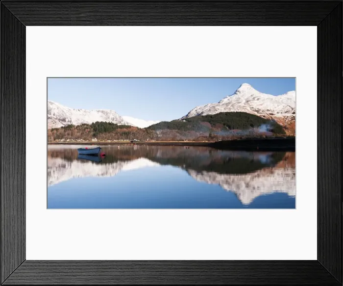 Framed Print : Glencoe village on Loch Leven, Glencoe, Scotland, UK Framed Print : Glencoe village on Loch Leven, Glencoe, Scotland, UK