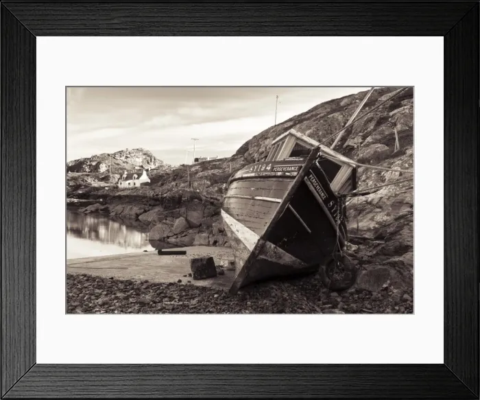 Framed Print : Stockinish harbour on the Isle of Harris, Hebrides, Scotland, UK Framed Print : Stockinish harbour on the Isle of Harris, Hebrides, Scotland, UK
