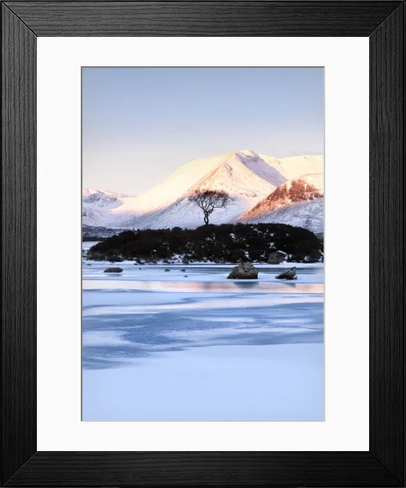 Framed Print : Sunrise on Lochan na h-Achlaise, Glencoe, Scotland, UK Framed Print : Sunrise on Lochan na h-Achlaise, Glencoe, Scotland, UK