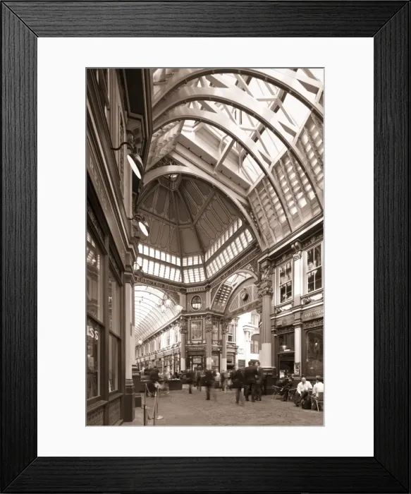 Framed Print : Leadenhall Market, City of London, London, England Framed Print : Leadenhall Market, City of London, London, England
