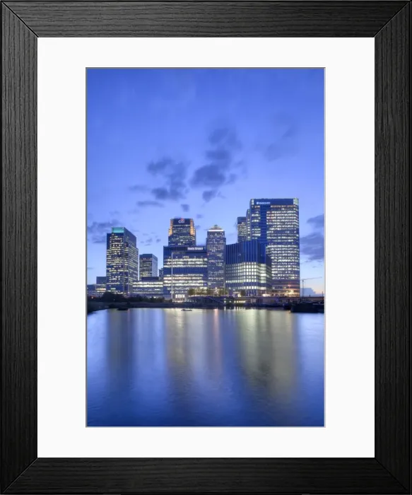 Framed Print : Canary Wharf, Docklands, London, England