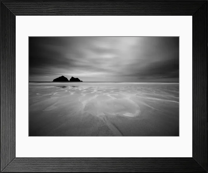 Framed Print : UK, Cornwall, Holywell Bay, Holywell Beach and Carters or Gulls Rocks Framed Print : UK, Cornwall, Holywell Bay, Holywell Beach and Carters or Gulls Rocks