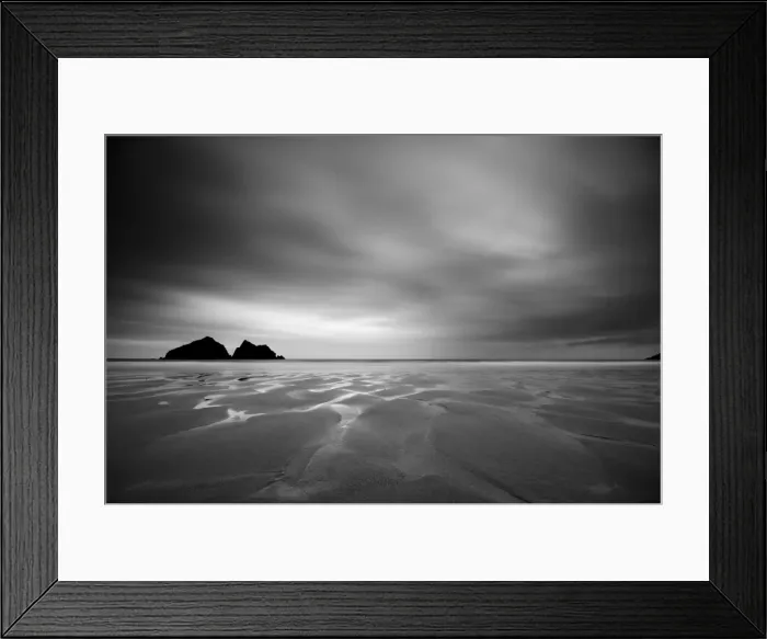 Framed Print : UK, Cornwall, Holywell Bay, Holywell Beach and Carters or Gulls Rocks Framed Print : UK, Cornwall, Holywell Bay, Holywell Beach and Carters or Gulls Rocks