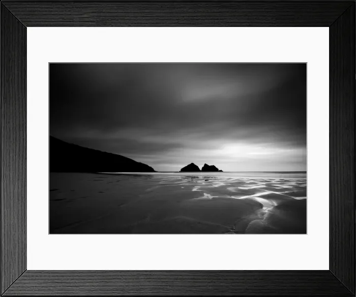 Framed Print : UK, Cornwall, Holywell Bay, Holywell Beach and Carters or Gulls Rocks Framed Print : UK, Cornwall, Holywell Bay, Holywell Beach and Carters or Gulls Rocks