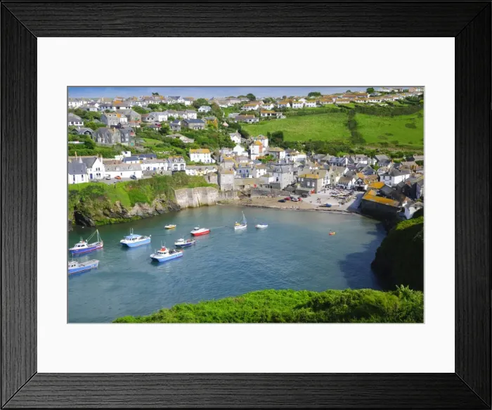 Framed Print : UK, England, Cornwall, Port Isaac Framed Print : UK, England, Cornwall, Port Isaac