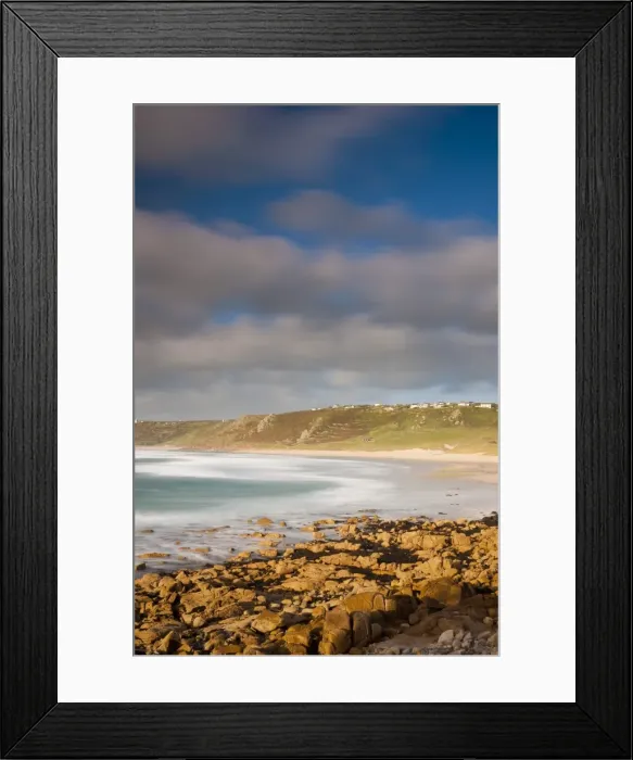 Framed Print : UK, England, Cornwall, Whitesand Bay, Sennen Cove Framed Print : UK, England, Cornwall, Whitesand Bay, Sennen Cove