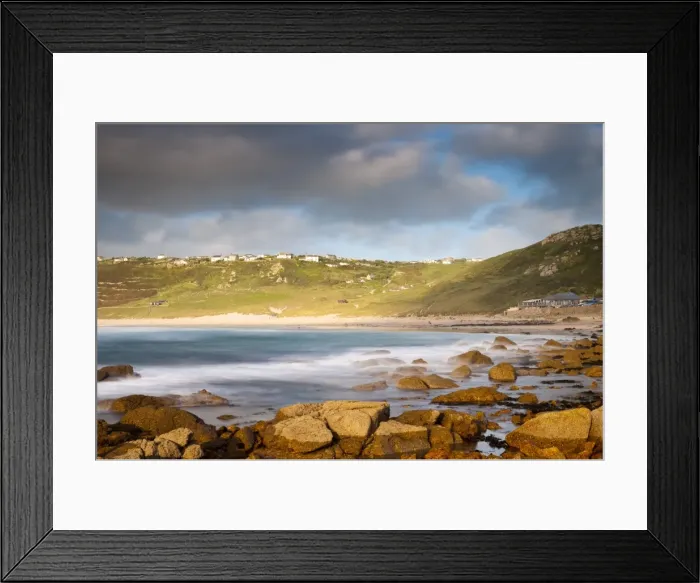 Framed Print : UK, England, Cornwall, Whitesand Bay, Sennen Cove Framed Print : UK, England, Cornwall, Whitesand Bay, Sennen Cove