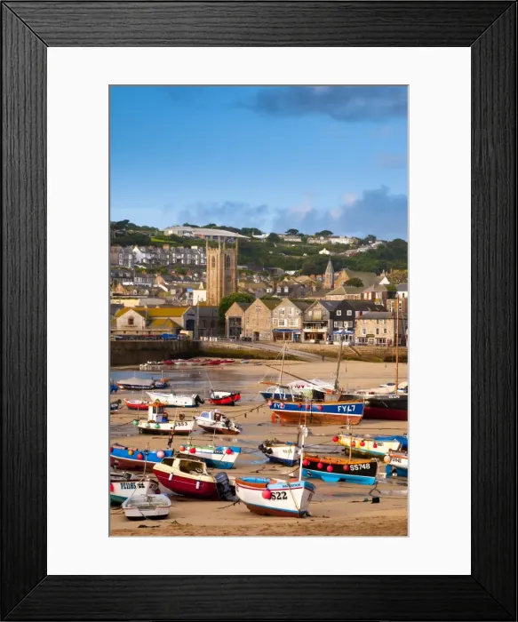 Framed Print : UK, England, Cornwall, St Ives Harbour Framed Print : UK, England, Cornwall, St Ives Harbour