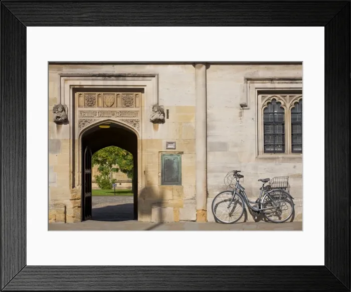 Framed Print : England, Oxfordshire, Oxford, High Street, Magdalin College
