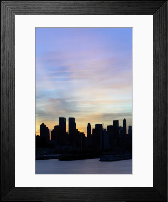 Framed Print : USA, New York, Midtown Manhattan Skyline Across Hudson River Framed Print : USA, New York, Midtown Manhattan Skyline Across Hudson River