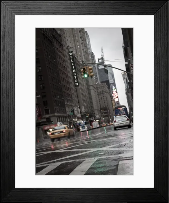Framed Print : 7th Avenue, Manhattan, New York City, USA