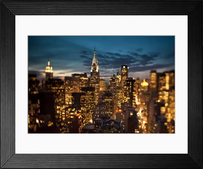 Framed Print : Chrysler Building & Midtown Manhattan Skyline, New York City, USA Framed Print : Chrysler Building & Midtown Manhattan Skyline, New York City, USA