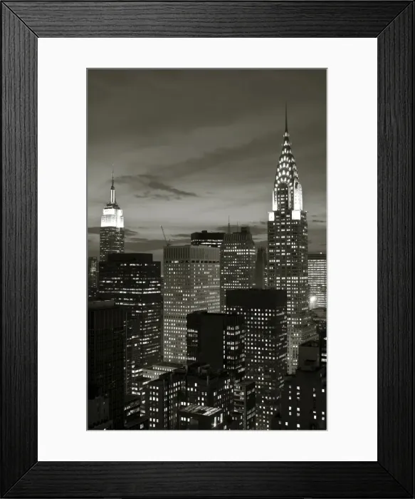Framed Print : Chrysler Building & Midtown Manhattan Skyline, New York City, USA Framed Print : Chrysler Building & Midtown Manhattan Skyline, New York City, USA