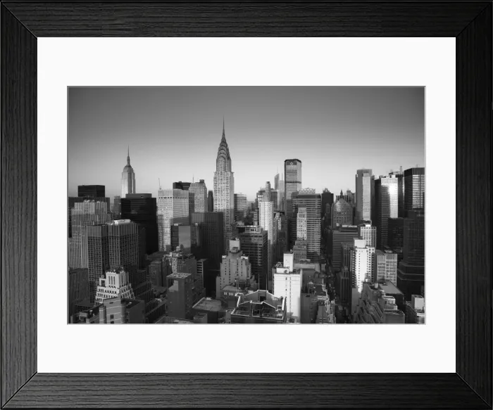 Framed Print : Chrysler Building & Midtown Manhattan Skyline, New York City, USA