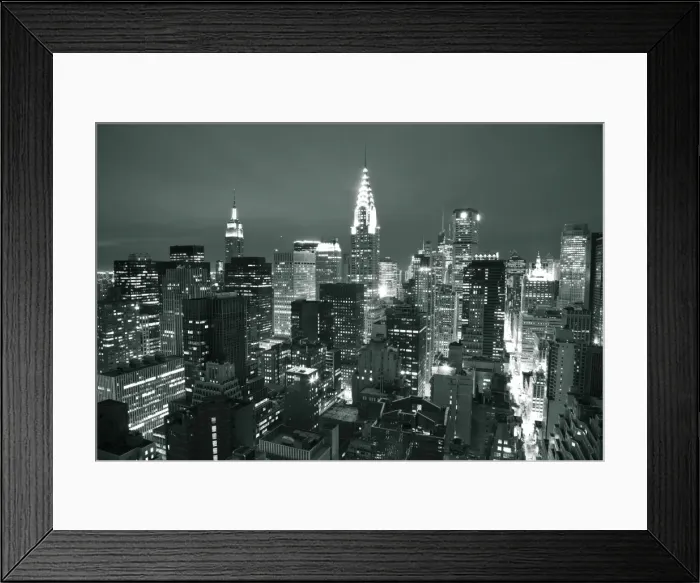 Framed Print : Chrysler Building & Midtown Manhattan Skyline, New York City, USA Framed Print : Chrysler Building & Midtown Manhattan Skyline, New York City, USA