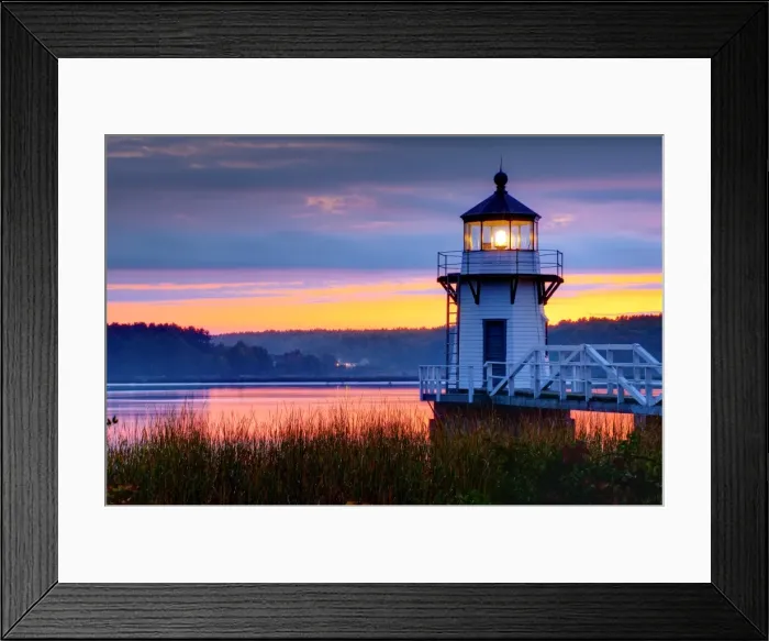 Framed Print : USA, Maine, Doubling Point Lighthouse Framed Print : USA, Maine, Doubling Point Lighthouse