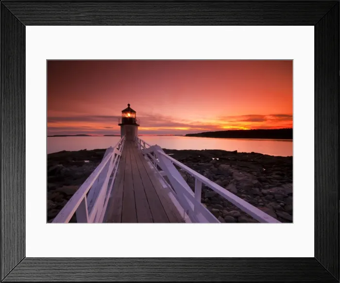 Framed Print : USA, Maine, Port Clyde, Marshall Point Lighthouse Framed Print : USA, Maine, Port Clyde, Marshall Point Lighthouse