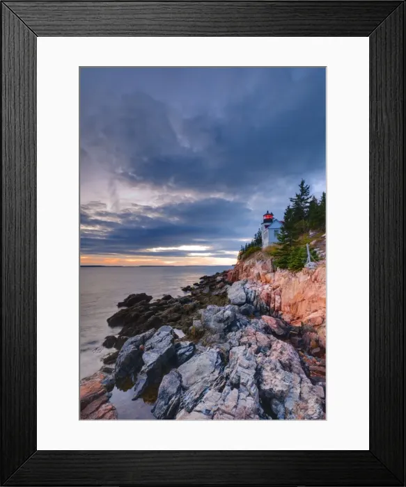 Framed Print : USA, Maine, Mount Desert Island, Bas Harbor, Bas Harbor Lighthouse Framed Print : USA, Maine, Mount Desert Island, Bas Harbor, Bas Harbor Lighthouse