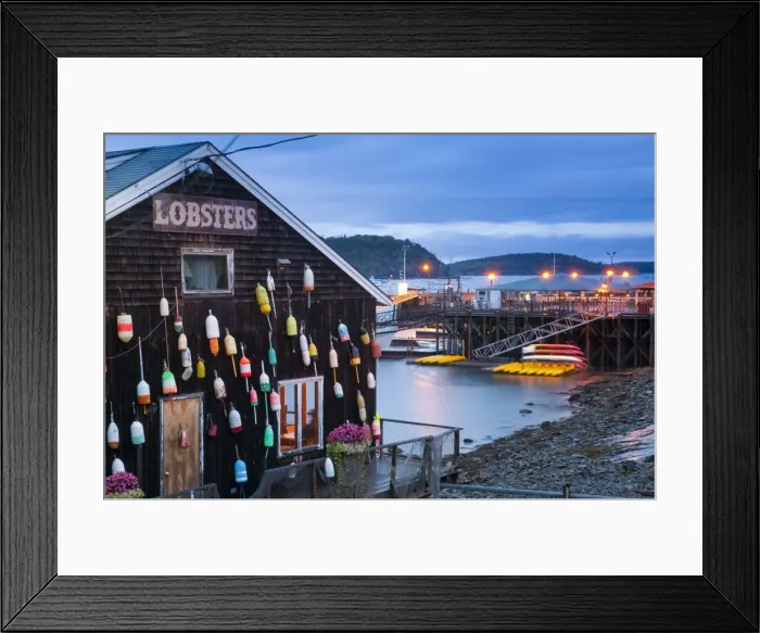 Framed Print : USA, Maine, Mount Desert Island, Bar Harbor Framed Print : USA, Maine, Mount Desert Island, Bar Harbor
