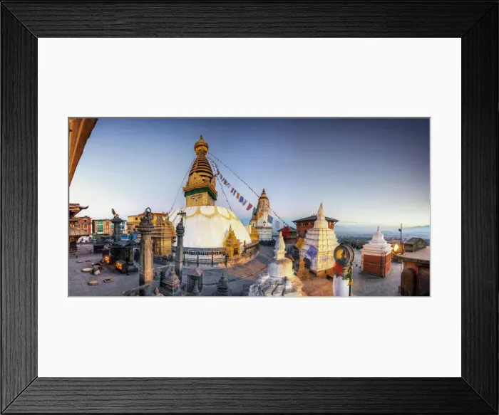 Framed Print : Nepal, Kathmandu, Swayambhunath Stupa
