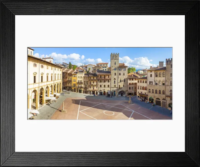 Framed Print : Piazza Grande, Arezzo, Val di Chiana, Arezzo district, Tuscany, Italy Framed Print : Piazza Grande, Arezzo, Val di Chiana, Arezzo district, Tuscany, Italy