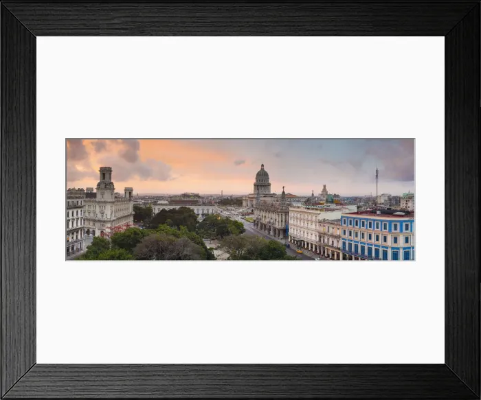 Framed Print : Capitolio and Parque Central, Havana, Cuba Framed Print : Capitolio and Parque Central, Havana, Cuba