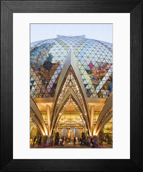 Framed Print : China, Macau, Grand Lisboa and Casino Lisboa Hotel and Casino Entrance Framed Print : China, Macau, Grand Lisboa and Casino Lisboa Hotel and Casino Entrance