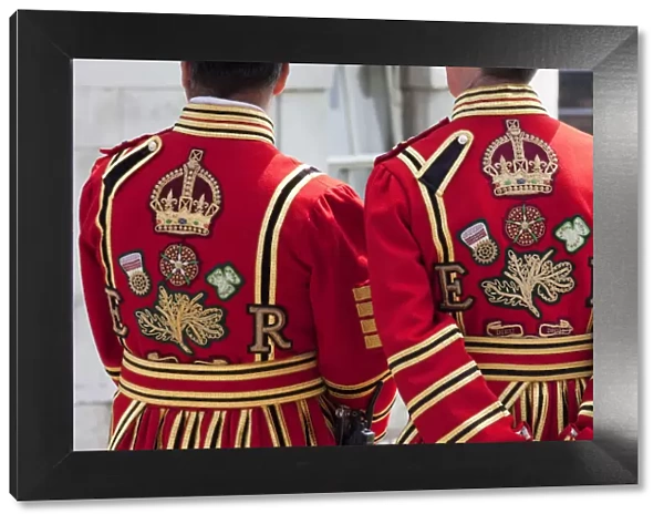 England, London, Tower of London, Beefeaters in State Dress