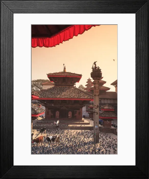 Framed Print : Nepal, Kathmandu, Durbar Square (UNESCO Site) Framed Print : Nepal, Kathmandu, Durbar Square (UNESCO Site)