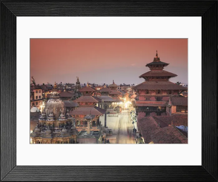 Framed Print : Nepal, Kathmandu, Patan (UNESCO Site), Durbar Square Framed Print : Nepal, Kathmandu, Patan (UNESCO Site), Durbar Square