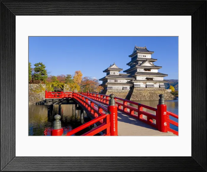Framed Print : Japan, Central Honshu (Chubu), Nagano Prefecture, Matsumoto, Matsumoto-jo (Matsumoto Framed Print : Japan, Central Honshu (Chubu), Nagano Prefecture, Matsumoto, Matsumoto-jo (Matsumoto