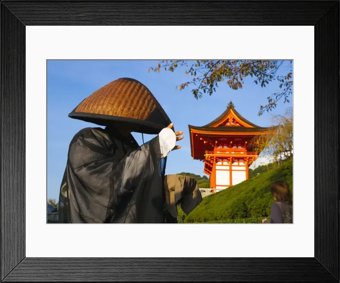Framed Print : Japan, Honshu, Kansai region, Kiyomizu-Dera, this ancient temple was first built in 798 Framed Print : Japan, Honshu, Kansai region, Kiyomizu-Dera, this ancient temple was first built in 798