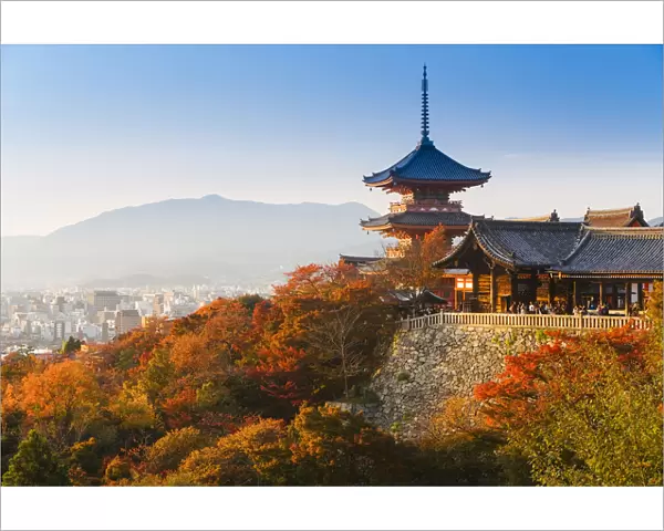 Japan, Honshu, Kansai region, Kiyomizu-Dera, this ancient temple was first built in 798