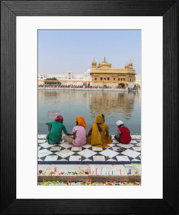 Framed Print : India, Punjab, Amritsar, The Harmandir Sahib, known as The Golden Temple Framed Print : India, Punjab, Amritsar, The Harmandir Sahib, known as The Golden Temple